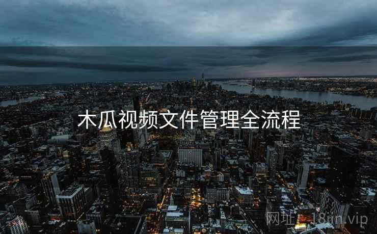 木瓜视频文件管理全流程