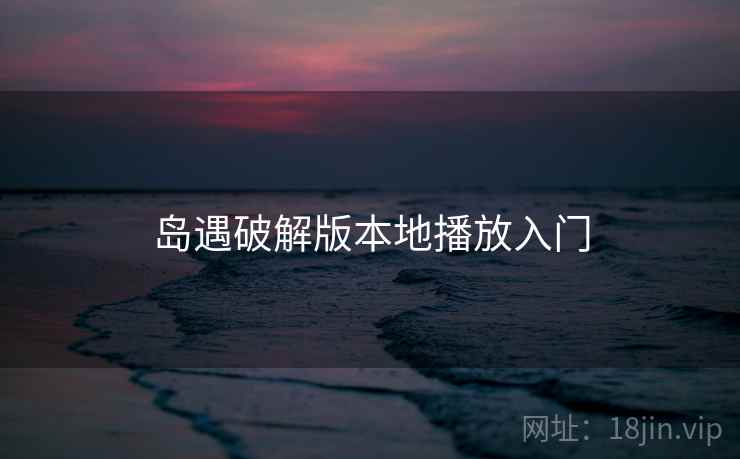 岛遇破解版本地播放入门