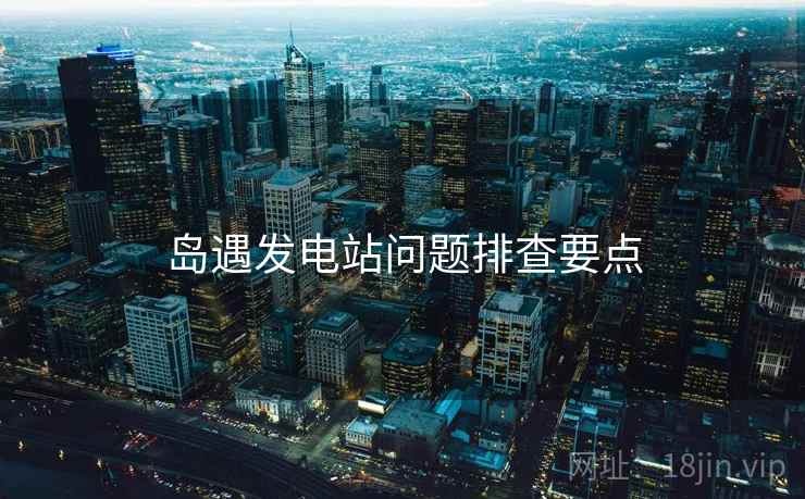 岛遇发电站问题排查要点