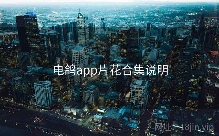 电鸽app片花合集说明