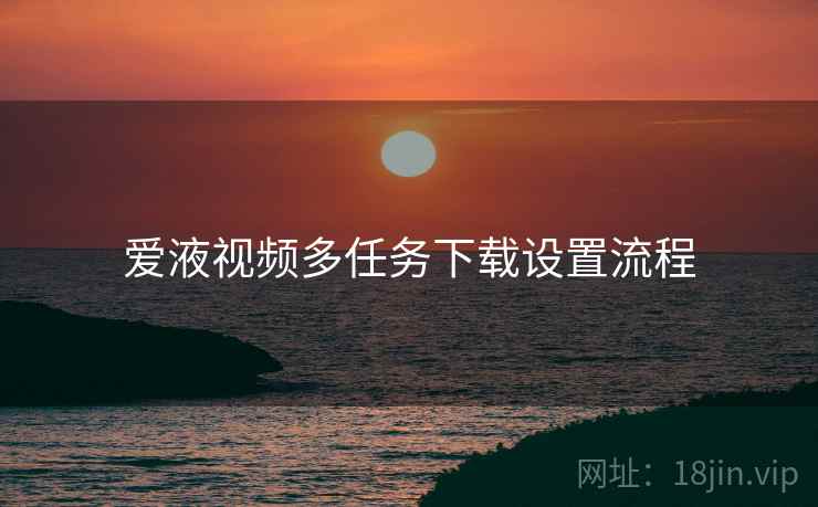 爱液视频多任务下载设置流程