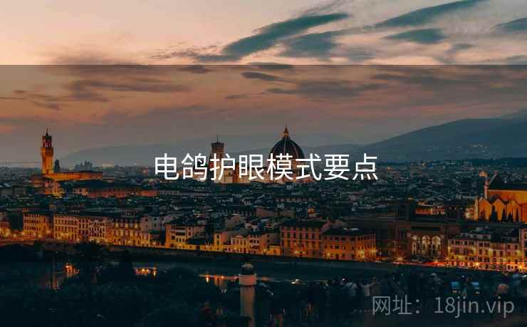 电鸽护眼模式要点