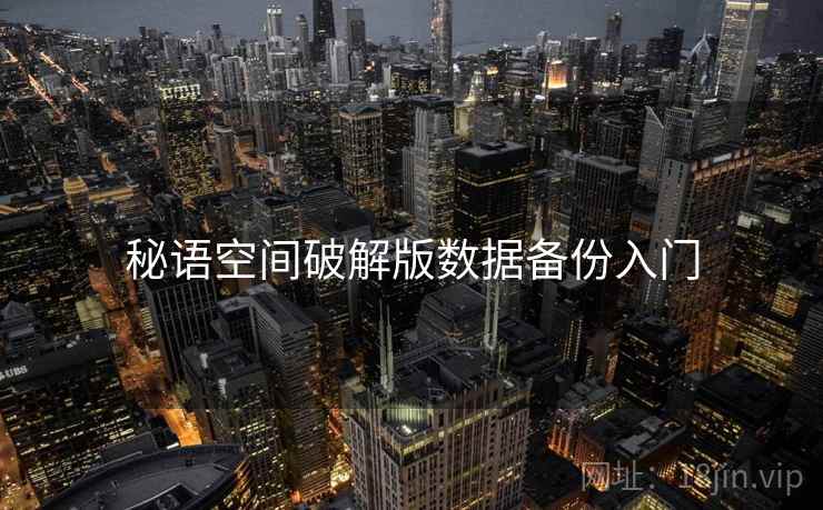 秘语空间破解版数据备份入门