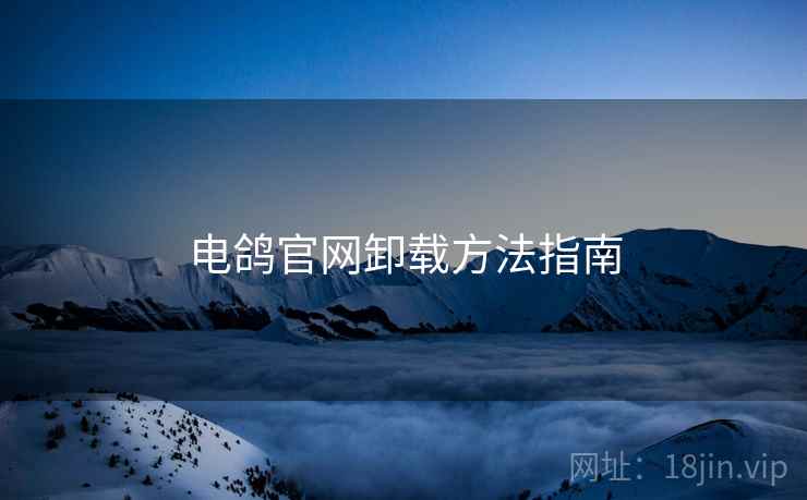电鸽官网卸载方法指南