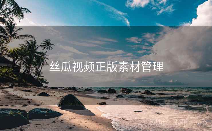 丝瓜视频正版素材管理